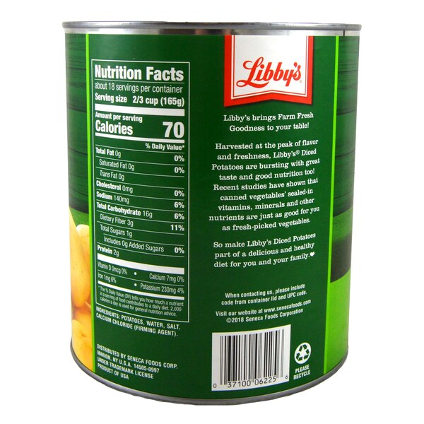 Potato Libby Diced 102 Oz., PK6